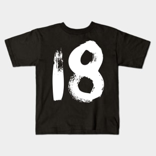 Number 18 Kids T-Shirt